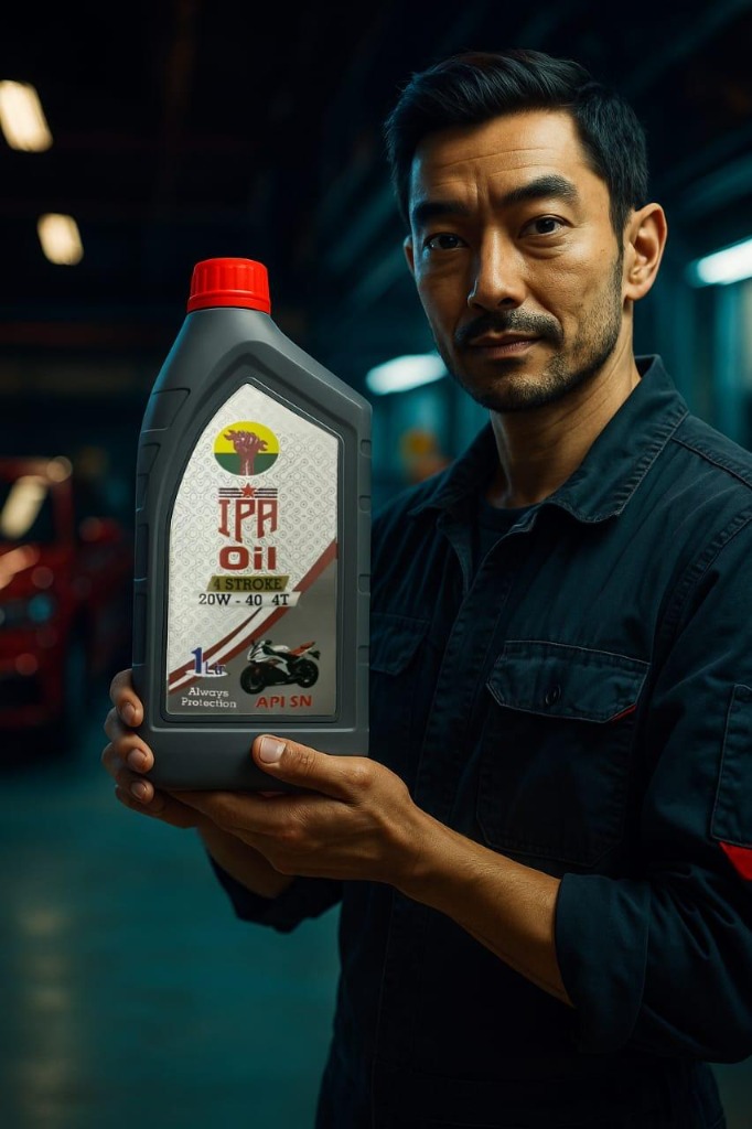 Mechanic with IPA Oil